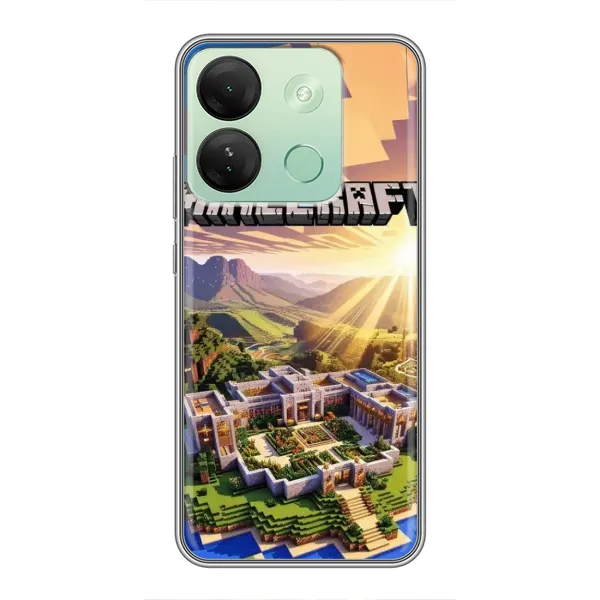 Чехол с рисунком «MINECRAFT» для Infinix Smart 7 HD Чехол с рисунком «MINECRAFT» для Infinix Smart 7 HD
