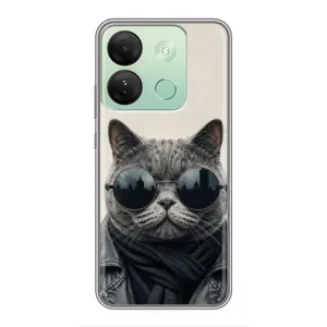 Чехол на тематику: Коты для Infinix Smart 7 HD (Модный кот)