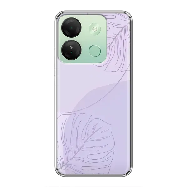 Чехол с рисунком «Монстера фиолетовая» для Infinix Smart 7 HD Чехол с рисунком «Монстера фиолетовая» для Infinix Smart 7 HD