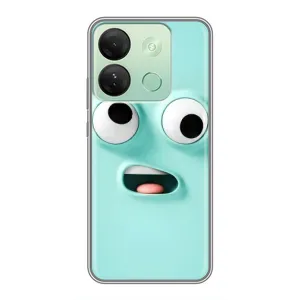 Силиконовые Чехлы (смешные стикеры) для Infinix Smart 7 HD (Забавное мятное лицо)