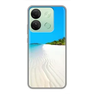 Летний Чехол на Infinix Smart 7 HD (Море песок)