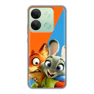 Чехлы ЗВЕРОПОЛИС для Infinix Smart 7 HD (Ник и Хопс)
