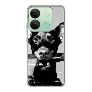 Чехол ДОБЕРМАН для Infinix Smart 7 HD (Опасный доберман)