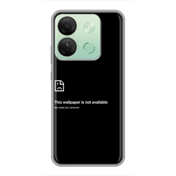Чехол с рисунком «Ошибка» для Infinix Smart 7 HD Чехол с рисунком «Ошибка» для Infinix Smart 7 HD