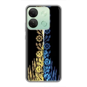 Силиконовый Чехол на Infinix Smart 7 HD (Патриотическая вышиванка)