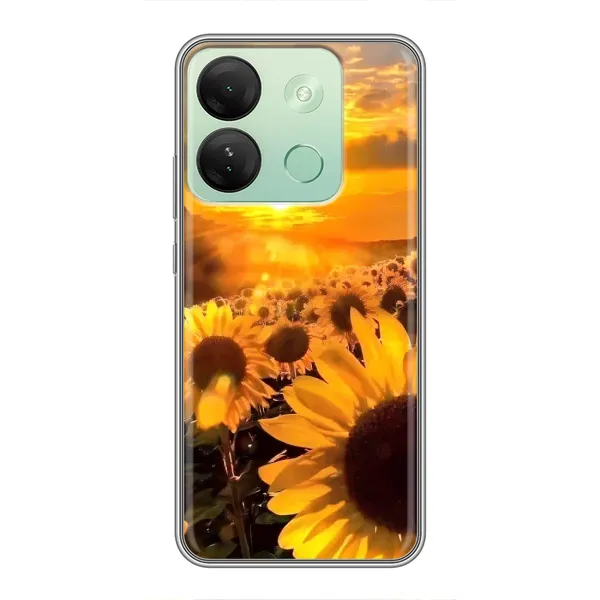 Чехол с рисунком «поле подсолнухов» для Infinix Smart 7 HD Чехол с рисунком «поле подсолнухов» для Infinix Smart 7 HD