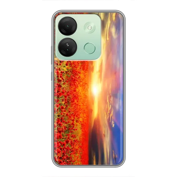 Чехол с рисунком «Поле тюльпанов» для Infinix Smart 7 HD Чехол с рисунком «Поле тюльпанов» для Infinix Smart 7 HD