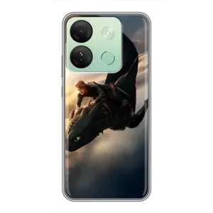 Чехол дракон Беззубик для Infinix Smart 7 HD (Полет Беззубика)