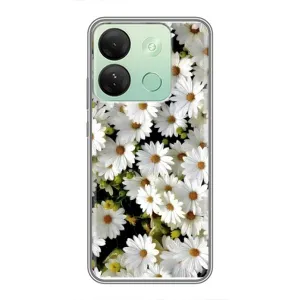 Чохол з ромашками на Infinix Smart 7 HD (Рамка в ромашках)