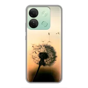 Силіконовий Чохол з кульбабками на Infinix Smart 7 HD (Роздмухана кульбабка)