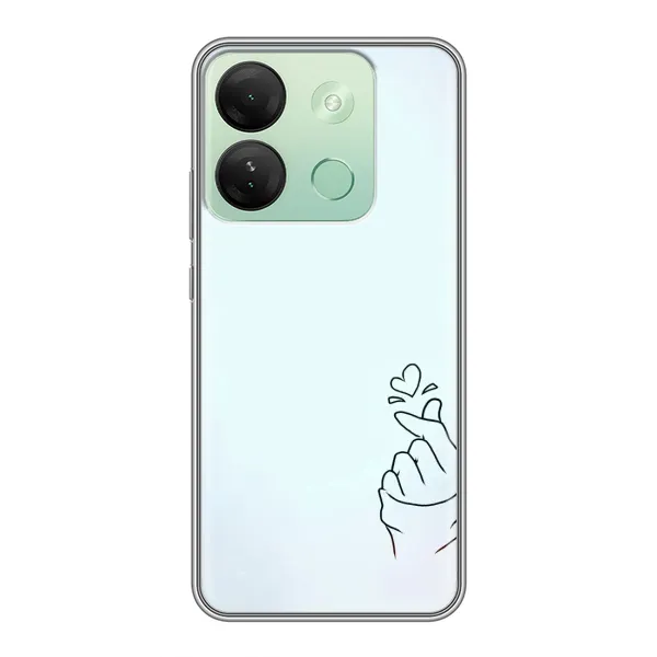 Чехол с рисунком «Сердце на голубом» для Infinix Smart 7 HD Чехол с рисунком «Сердце на голубом» для Infinix Smart 7 HD