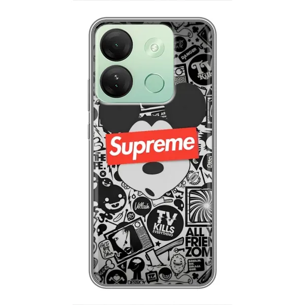 Чехол с рисунком «Supreme Маус» для Infinix Smart 7 HD Чехол с рисунком «Supreme Маус» для Infinix Smart 7 HD