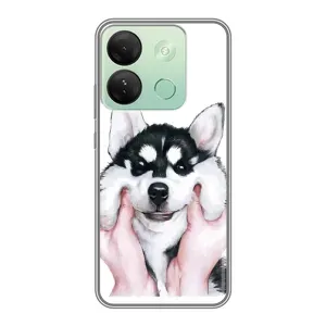 Бампер для Infinix Smart 7 HD с картинкой "Песики" (Собака Хаски)