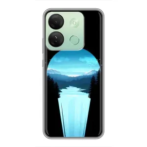 Летний Чехол на Infinix Smart 7 HD (Синий Водопад)