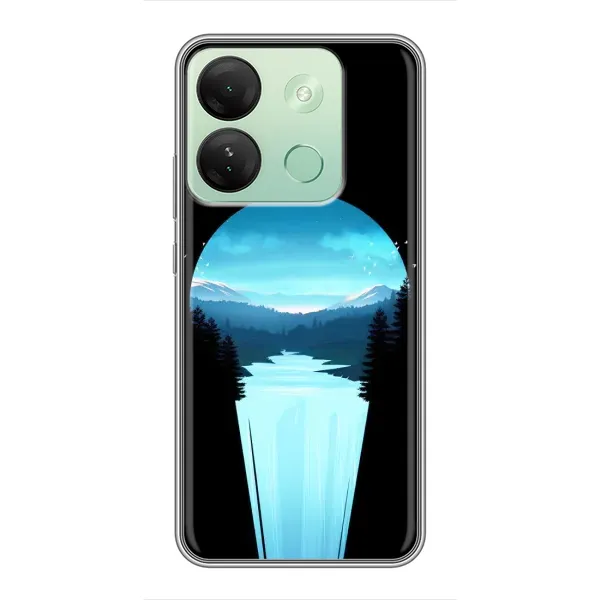 Чехол с рисунком «Синий Водопад» для Infinix Smart 7 HD Чехол с рисунком «Синий Водопад» для Infinix Smart 7 HD