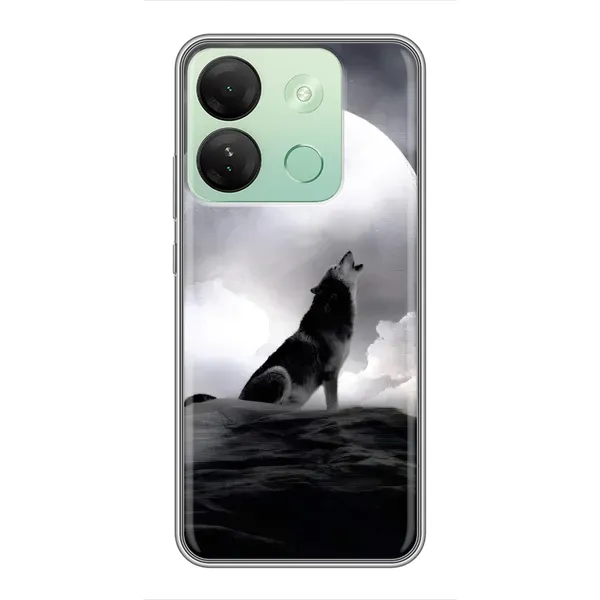 Чехол с рисунком «Волк и луна» для Infinix Smart 7 HD Чехол с рисунком «Волк и луна» для Infinix Smart 7 HD