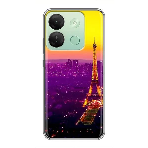 Чехол с рисунком «Яркая башня» для Infinix Smart 7 HD Чехол с рисунком «Яркая башня» для Infinix Smart 7 HD