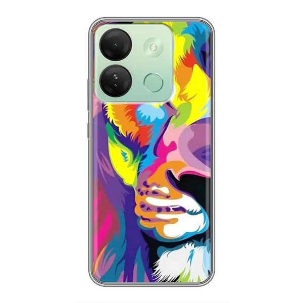 Чехол с рисунком «Яркий Лев» для Infinix Smart 7 HD Чехол с рисунком «Яркий Лев» для Infinix Smart 7 HD
