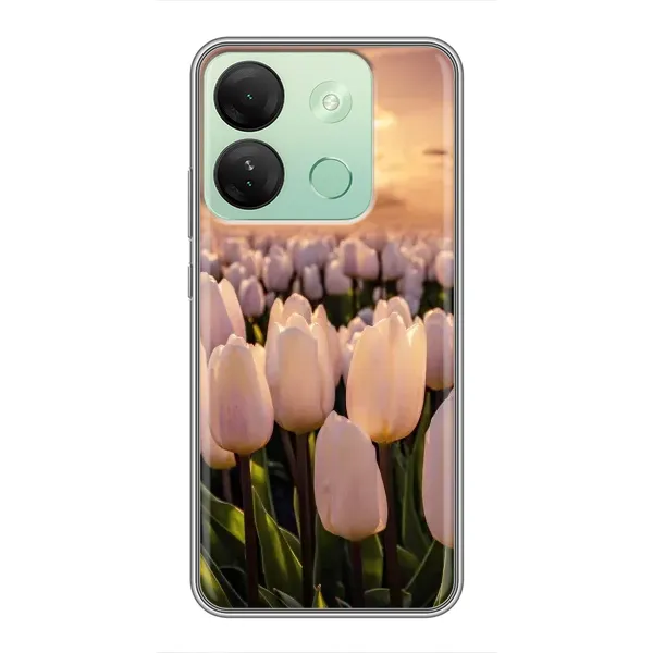 Чехол с рисунком «Закат с цветами» для Infinix Smart 7 HD Чехол с рисунком «Закат с цветами» для Infinix Smart 7 HD