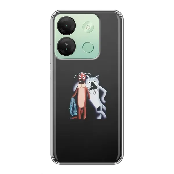 Чехол с рисунком «Шо, опять» для Infinix Smart 7 HD