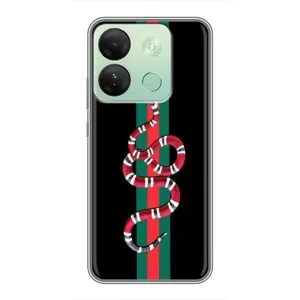 Чехлы Бренд GUCCI для Infinix Smart 7 HD (Змей Гуччи)