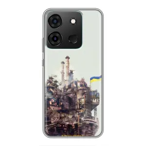 Чехлы на военную тематику для Infinix Smart 7 (Азовсталь)