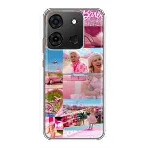 Силиконовый Чехол Барби Фильм на Infinix Smart 7 (Барби стиль)