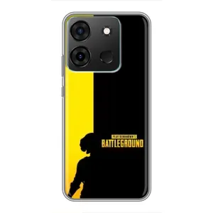 Чохол (TPU) з картинкою "Лого Пабг" на Інфінікс Смарт 7 (Battlegrounds)