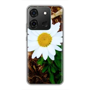 Чохол з ромашками на Infinix Smart 7 (Біла ромашка)
