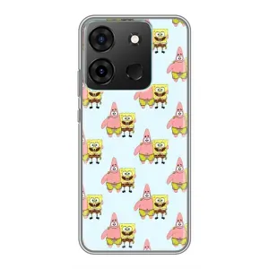 Чехлы с Патриком на Infinix Smart 7 (Боб и Патрик)