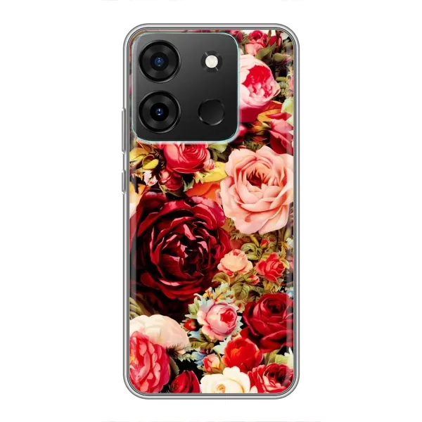 Чехол с рисунком «Букет цветов» для Infinix Smart 7 Чехол с рисунком «Букет цветов» для Infinix Smart 7