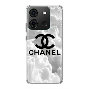 Чехол с Брендами одежды на Инфиникс Смарт 7 (CHANEL)