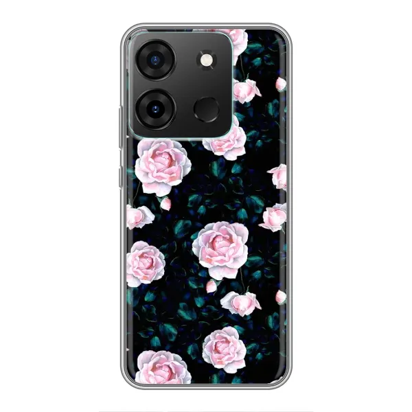 Чехол с рисунком «Чайные розы» для Infinix Smart 7 Чехол с рисунком «Чайные розы» для Infinix Smart 7