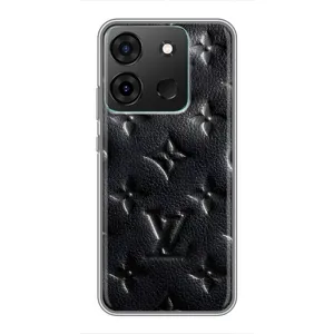 Текстурный Чехол Louis Vuitton для Инфиникс Смарт 7 (Черный ЛВ)