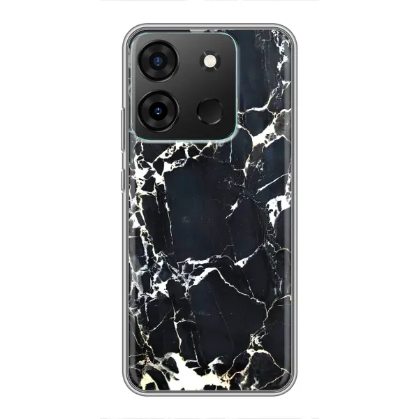 Чехол с рисунком «Чёрный мрамор» для Infinix Smart 7 Чехол с рисунком «Чёрный мрамор» для Infinix Smart 7