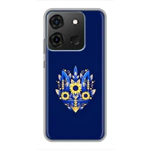 Чехол Укр Символика для Infinix Smart 7 (Цветущий Герб)