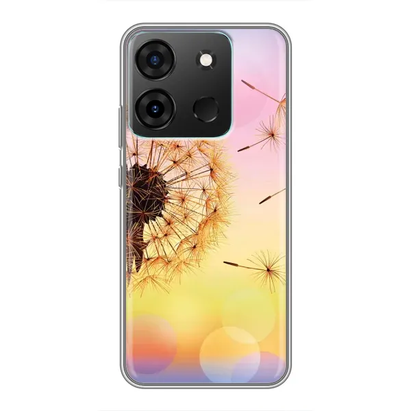 Чехол с рисунком «Цветок-одуванчик» для Infinix Smart 7 Чехол с рисунком «Цветок-одуванчик» для Infinix Smart 7