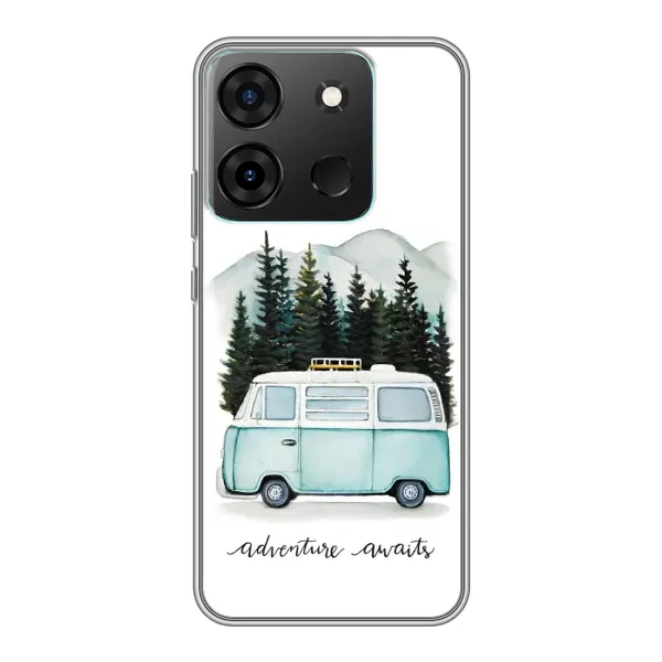 Чехол с рисунком «Домик на колесах» для Infinix Smart 7 Чехол с рисунком «Домик на колесах» для Infinix Smart 7