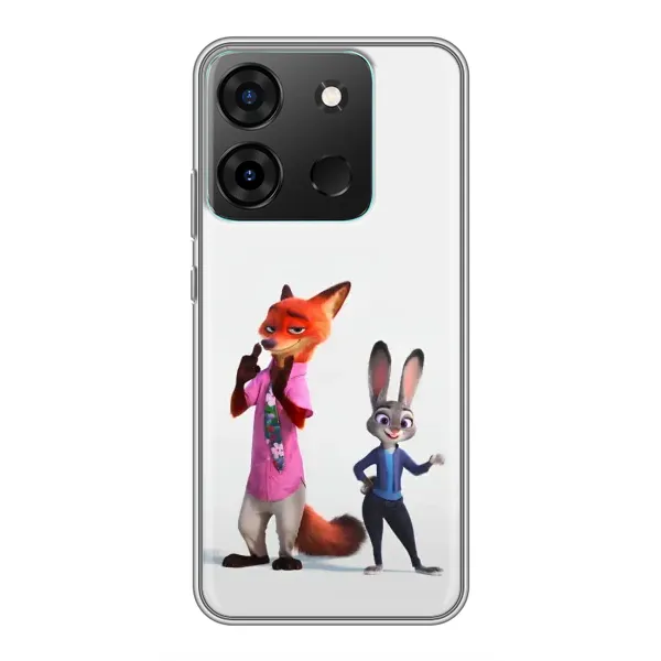 Чехол с рисунком «Джуди и Ник» для Infinix Smart 7 Чехол с рисунком «Джуди и Ник» для Infinix Smart 7