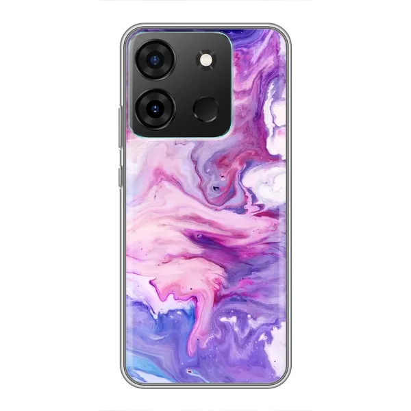 Чехол с рисунком «Фиолетовый мрамор» для Infinix Smart 7 Чехол с рисунком «Фиолетовый мрамор» для Infinix Smart 7