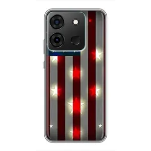 Чехол Флаг USA для Infinix Smart 7 (Флаг США 2)