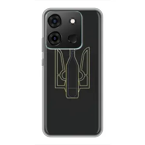 Чехол с картинкой (Патриотический ГЕРБ) на Infinix Smart 7 (Герб - Молотова)