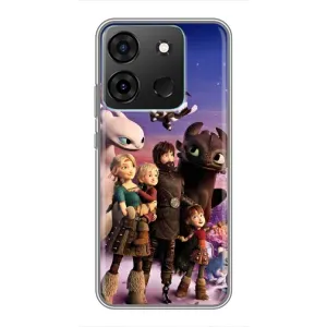 Чехол дракон Беззубик для Infinix Smart 7 (Герои дракона)
