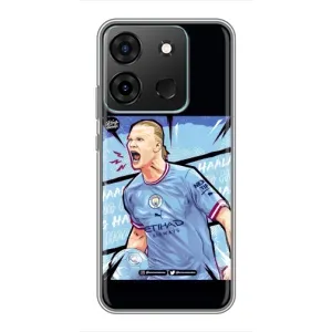 Чохли з принтом на Infinix Smart 7 Футболіст (гол Ерлінг Холанд)