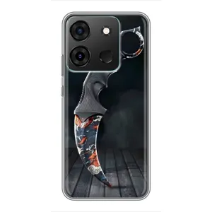 Чехол КИБЕРСПОРТ для Infinix Smart 7 (Кинжал КС ГО)