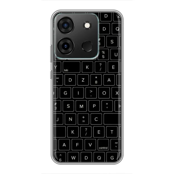 Чехол с рисунком «Клавиатура» для Infinix Smart 7 Чехол с рисунком «Клавиатура» для Infinix Smart 7