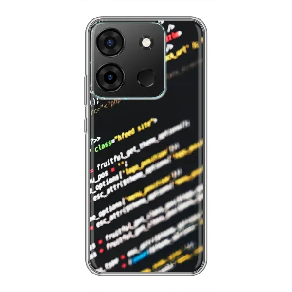 Чехол с рисунком «Код» для Infinix Smart 7 Чехол с рисунком «Код» для Infinix Smart 7