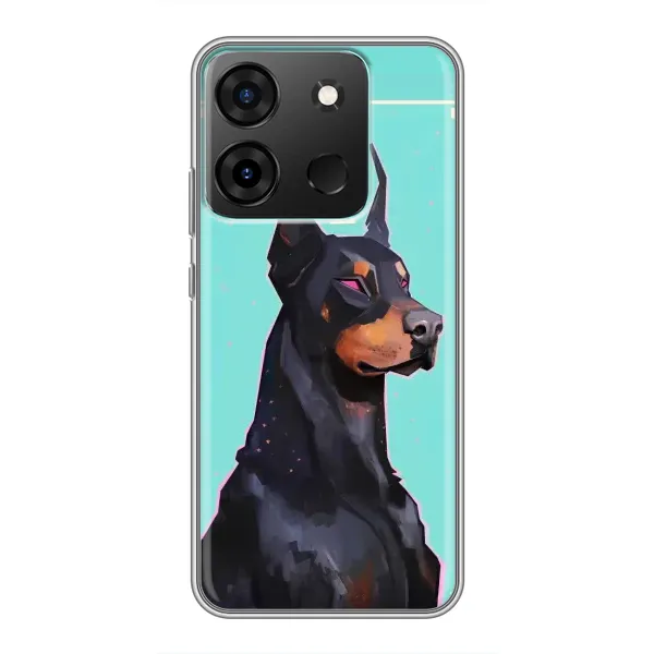 Чехол с рисунком «Король доберман» для Infinix Smart 7 Чехол с рисунком «Король доберман» для Infinix Smart 7