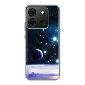 Чохол (ТПУ) з планетами на Infinix Smart 7 (Космічний вид)
