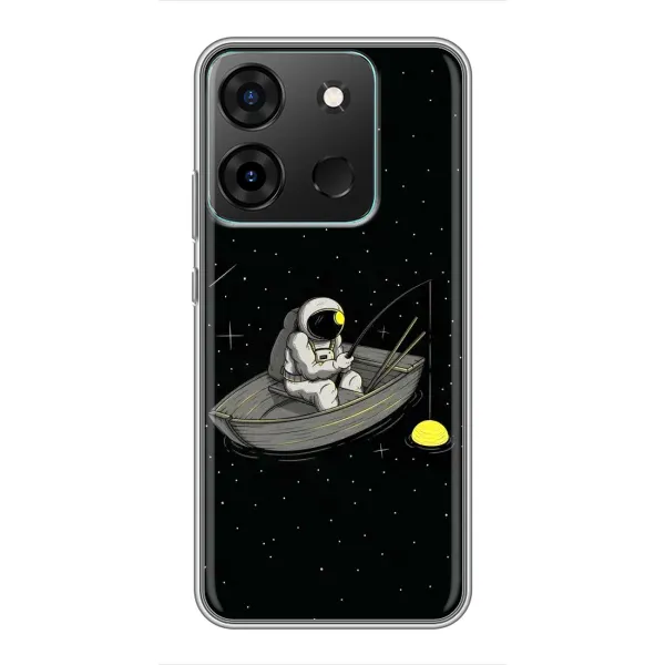Чехол с рисунком «Космонавт на рыбалке» для Infinix Smart 7 Чехол с рисунком «Космонавт на рыбалке» для Infinix Smart 7